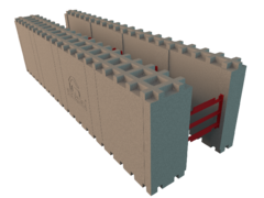 Cofraje termoizolante (gen AMVIC) pentru constructii case